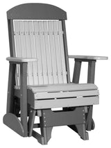 Poly Classic Glider, Dove Gray & Slate, 2 Foot, Standard