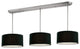 Zlite 171-16-3B 9-Light Island/Billiard, Black