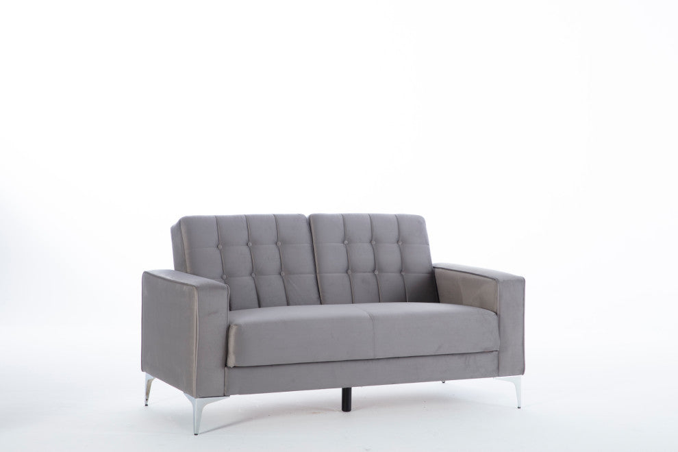 Hemera Love Seat, Vika Gray