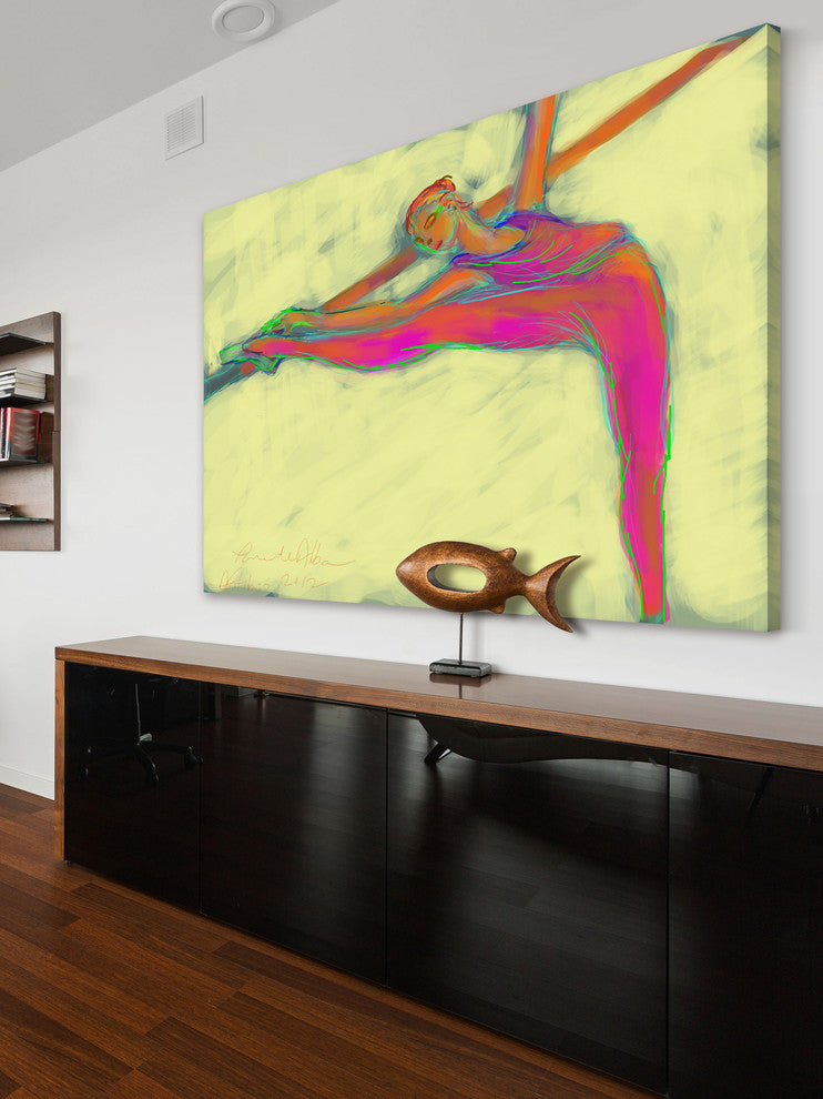 Marmont Hill, "Attitude" by Arthur Pina Painting Print on Wrapped Canvas, 36x24
