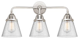Small Cone Bath Vanity Light, Polished Chrome, Seedy, Seedy