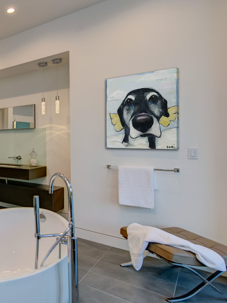 "All Good Dogs" Painting Print on Canvas by Tori Campisi