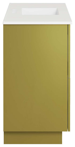 Quantum 48" Single Sink Bathroom Vanity - White Gold