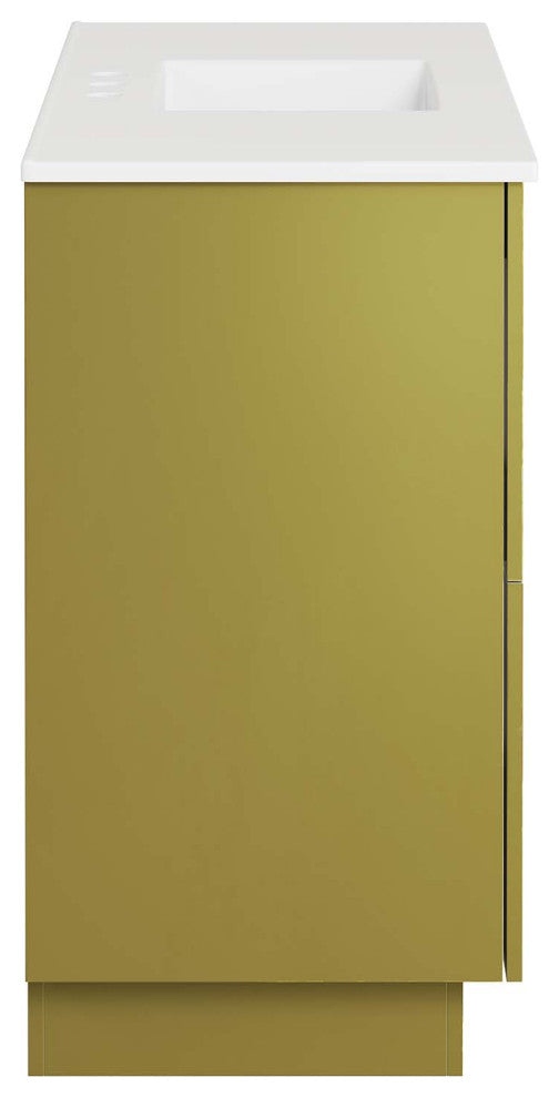 Quantum 48" Single Sink Bathroom Vanity - White Gold