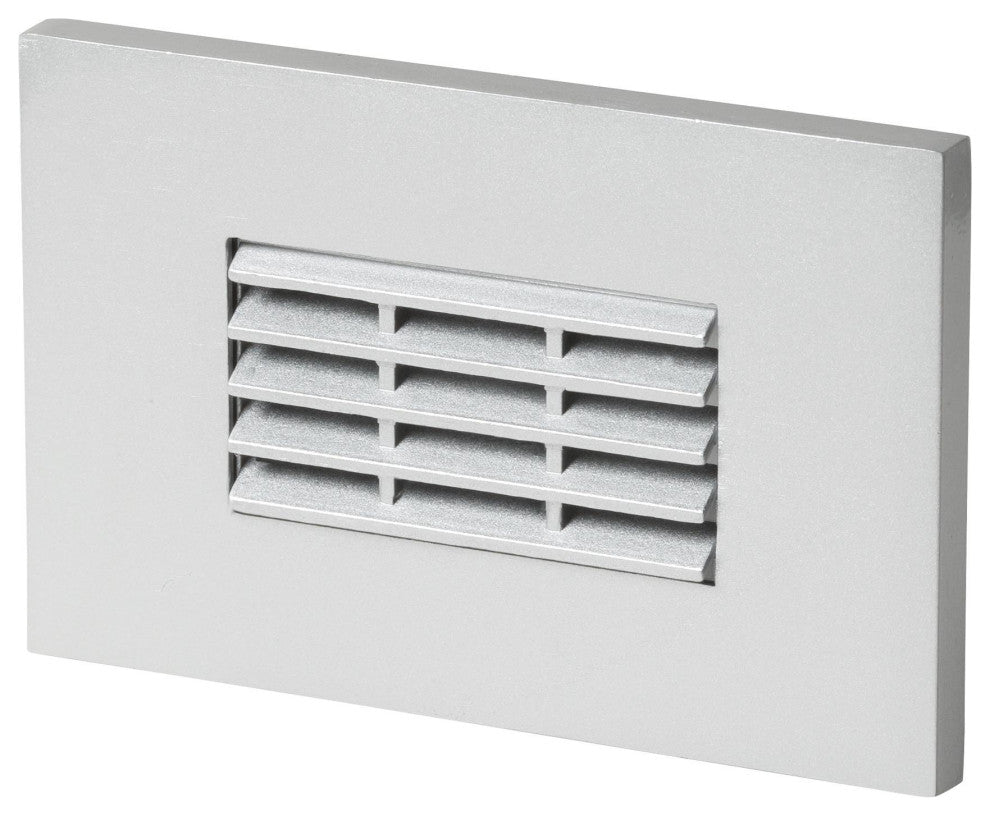 Louver Turtle Step Light-849, Satin Nickel
