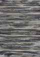 HomeRoots 10'x13' Grey Machine Woven Abstract Brushstroke Indoor Area Rug