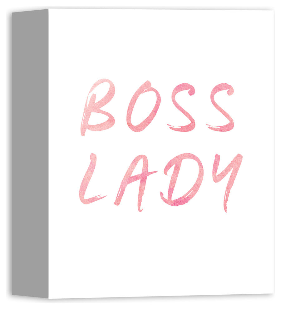 Boss Lady Watercolor 8x10 Canvas Wall Art