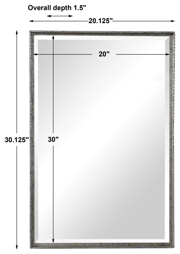 Uttermost Callan Silver Vanity Mirror