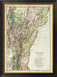 "Vermont, 1797" Framed Canvas Giclee by Daniel Friedrich Sotzmann, 25x34"