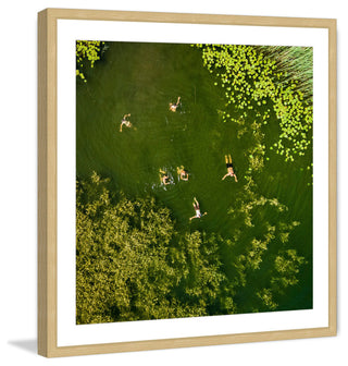 "Lake Fun" Framed Print by Karolis Janulis
