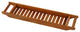 Vaske Natural Teak Wood Bathtub Caddy, 33" Wide