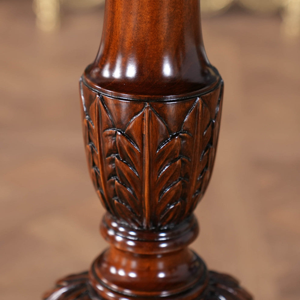 Drum Table With Drawer