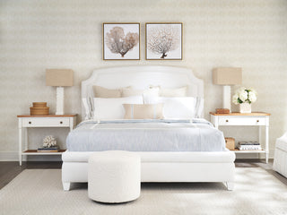Avalon Upholstered Bed 6/6 Kin