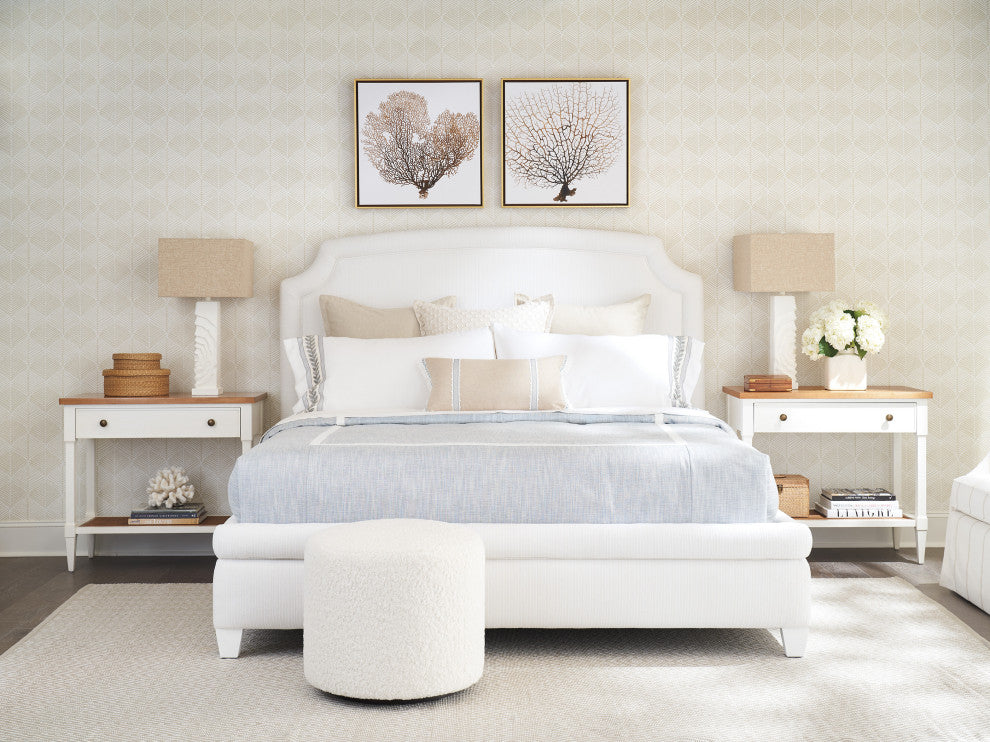 Avalon Upholstered Bed 6/6 Kin