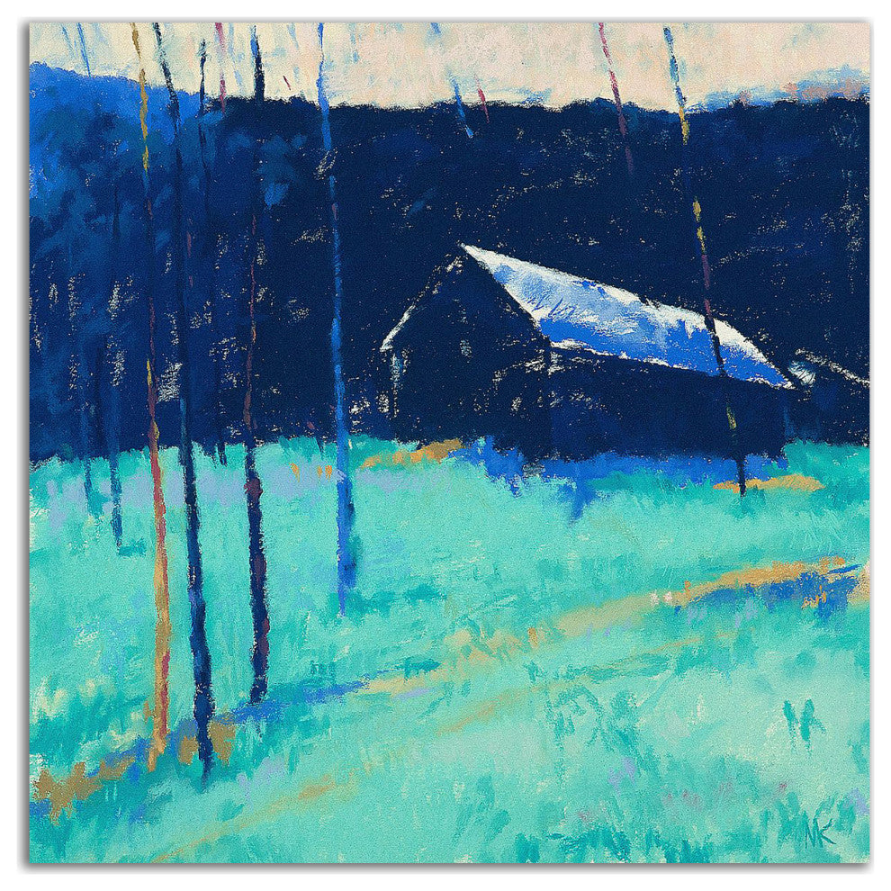 "Moon Glow" by Mike Kelly, Print on Canvas, 18"x18"