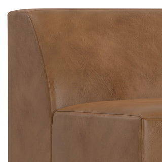 Rex Center Armless Sofa Module in Genuine Leather