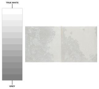Kings Luxe Tradition Square Silver Ceramic Wall Tile