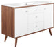 Transmit 48" Single Sink Bathroom Vanity Walnut White