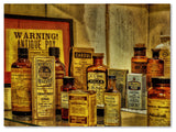 'Vintage Medicines' Canvas Art by Lois Bryan