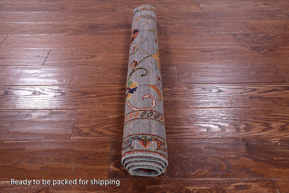 Persian Tabriz Handmade Wool Rug 2' 10" X 3' 11" - Q12166