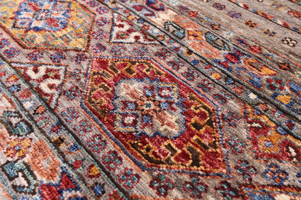 3' 3" X 5' 3" Hand Knotted Khorjin Super Kazak Rug Q11072