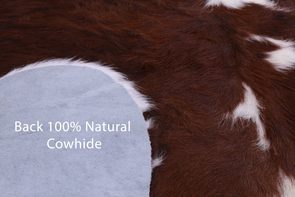 Natural Cowhide Rug 6' 1" X 5' 3" C1737