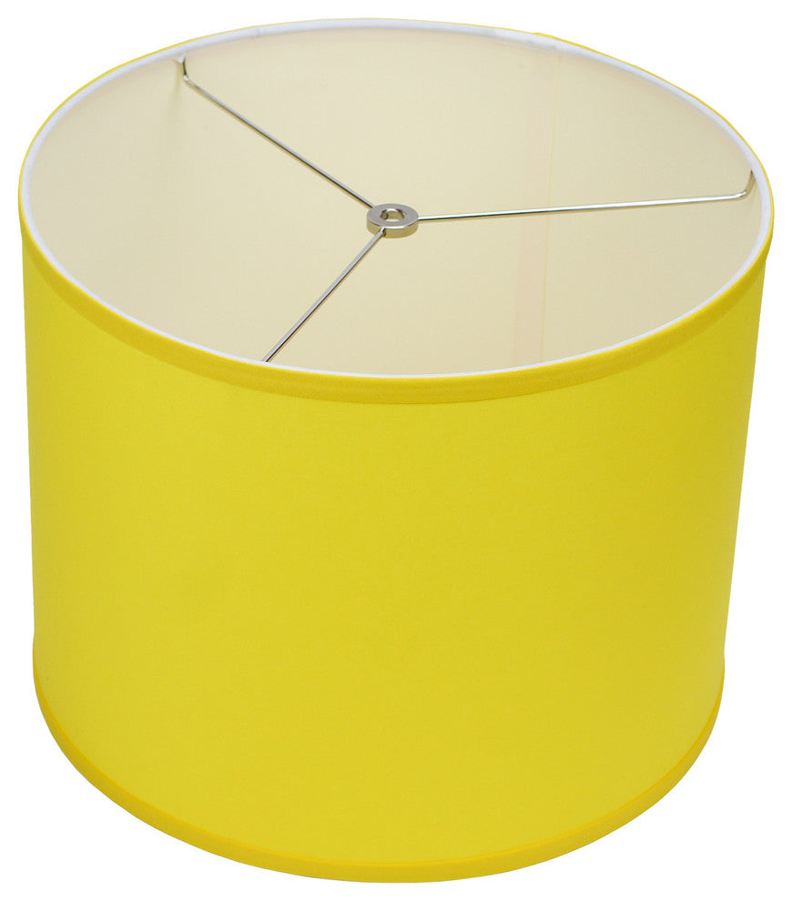 Fenchel Shades, 14"x14"x11" Spider Attachment Drum Lamp Shade, Linen