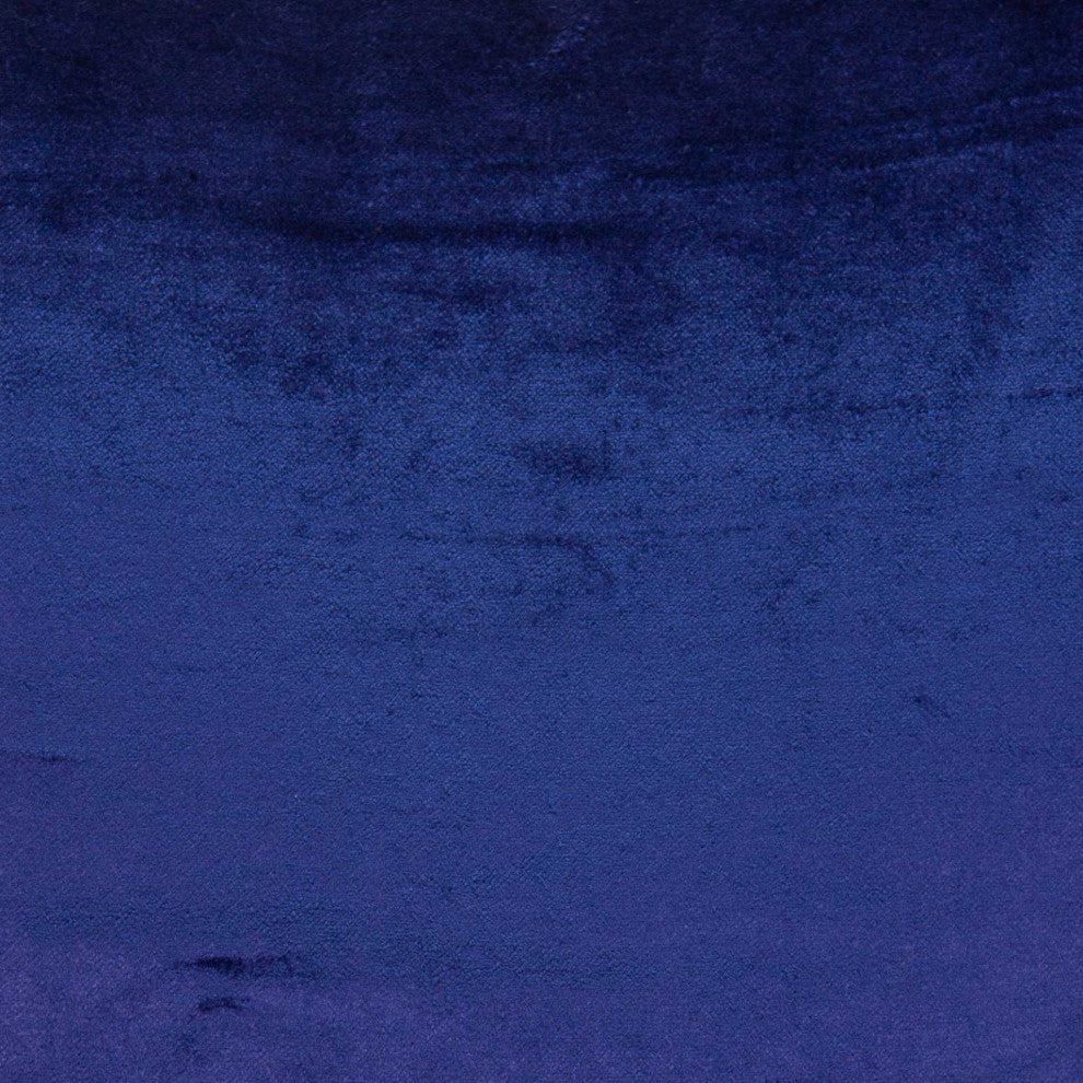 HomeRoots 18" x 0.5" x 18" Transitional Royal Blue Solid Pillow Cover