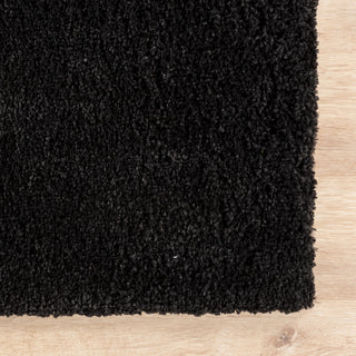 Shag Ivy Black/ Rug, Black, 2'2"x6' Runner