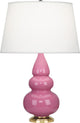 Robert Abbey RA-248X 1-Light Accent Lamp, Small Triple Gourd