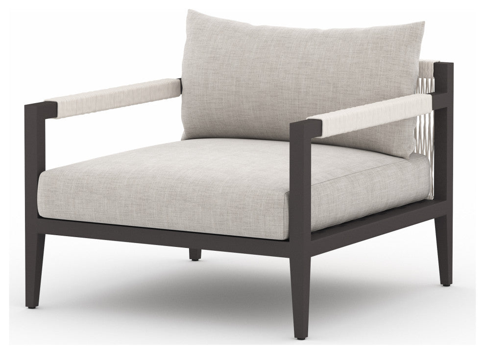 Sherwood Outdoor Chair-Bronze/Stone Grey