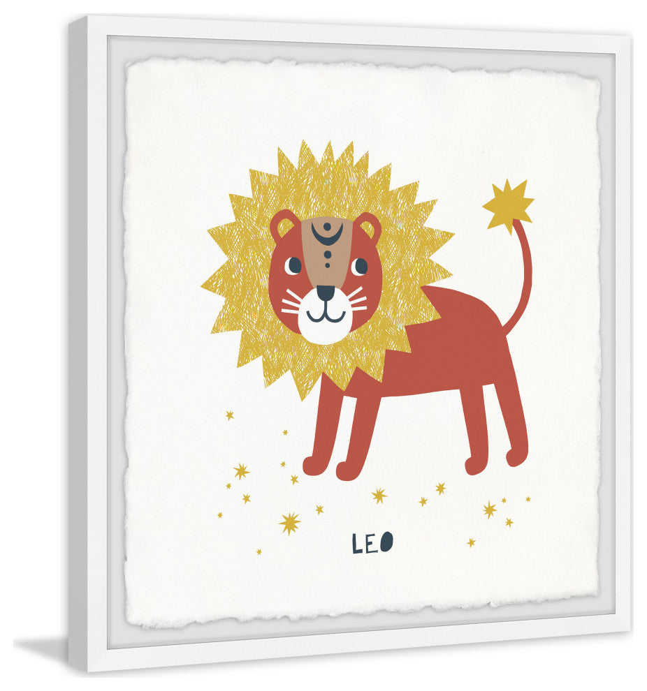 "I'm a Leo" Framed Painting Print, 18x18