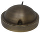 Lightkiwi Half Moon Deck Light for Low Voltage Landscape Lighting, Brass