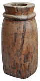 Consigned India Wood Butter Pot