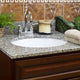 31x22 Burlywood Granite Vanity Countertops, 8 Faucet Spread
