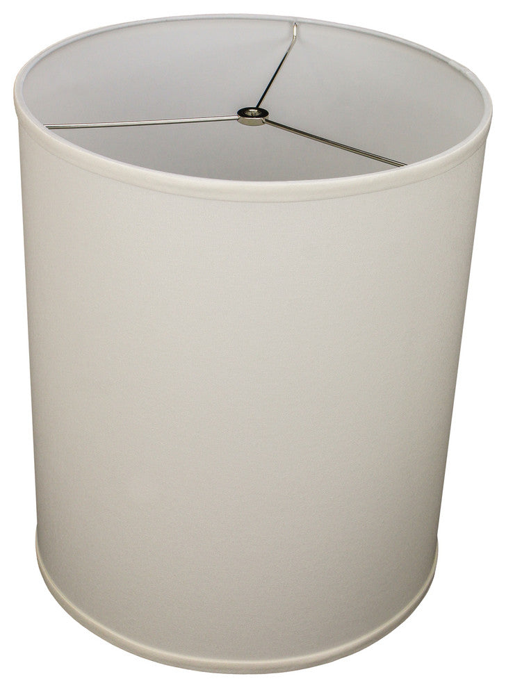 Fenchel Shades, 14"x14"x17" Spider Attachment Drum Lamp Shade, Linen