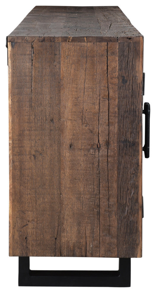 Brenton Dark Walnut Sideboard, 6 Door