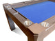 Origins American Walnut Game Table, 8 Players, Blue Dgs