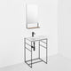 C2 24" Single Bathroom Vanity Set With Mirror