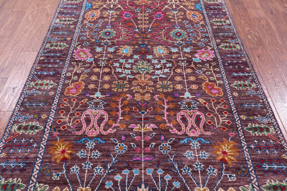 4' 11" X 7' 11" Turkish Oushak Hand-Knotted Wool Rug - Q15882