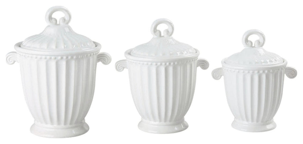 Royal Set of 3 Canister Set-By Lorren home Trends