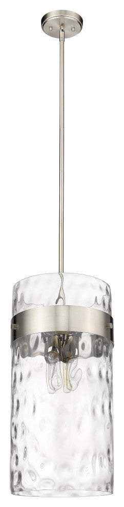 Zlite 3035P12-BN 4-Light Pendant, Clear