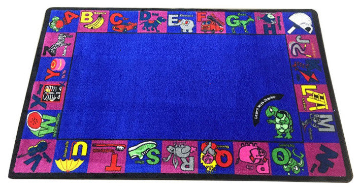 Alphabet Charlie Rug Children's Play And Area Rug, 5'x8'