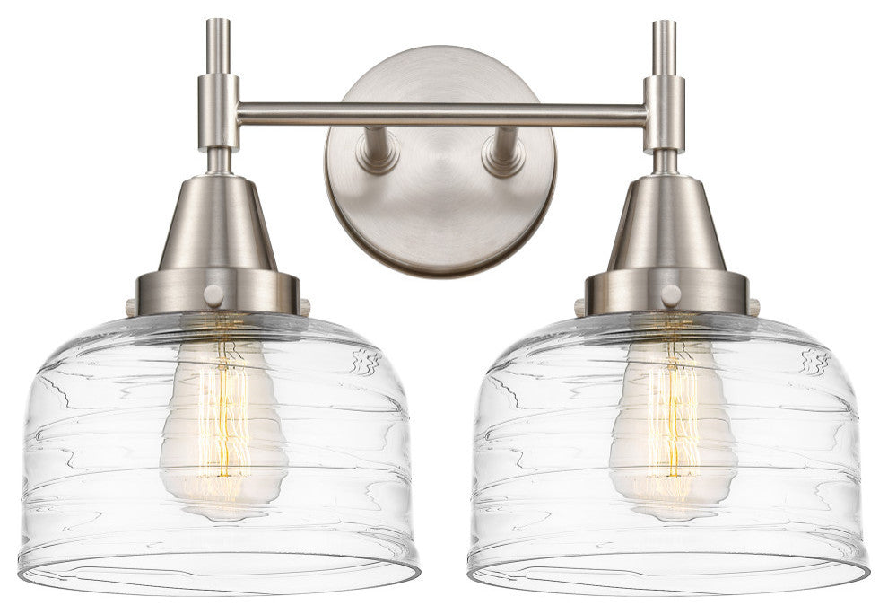 Innovations 447-2W-SN-G713-LED 2-Light Bath Vanity Light, Satin Nickel