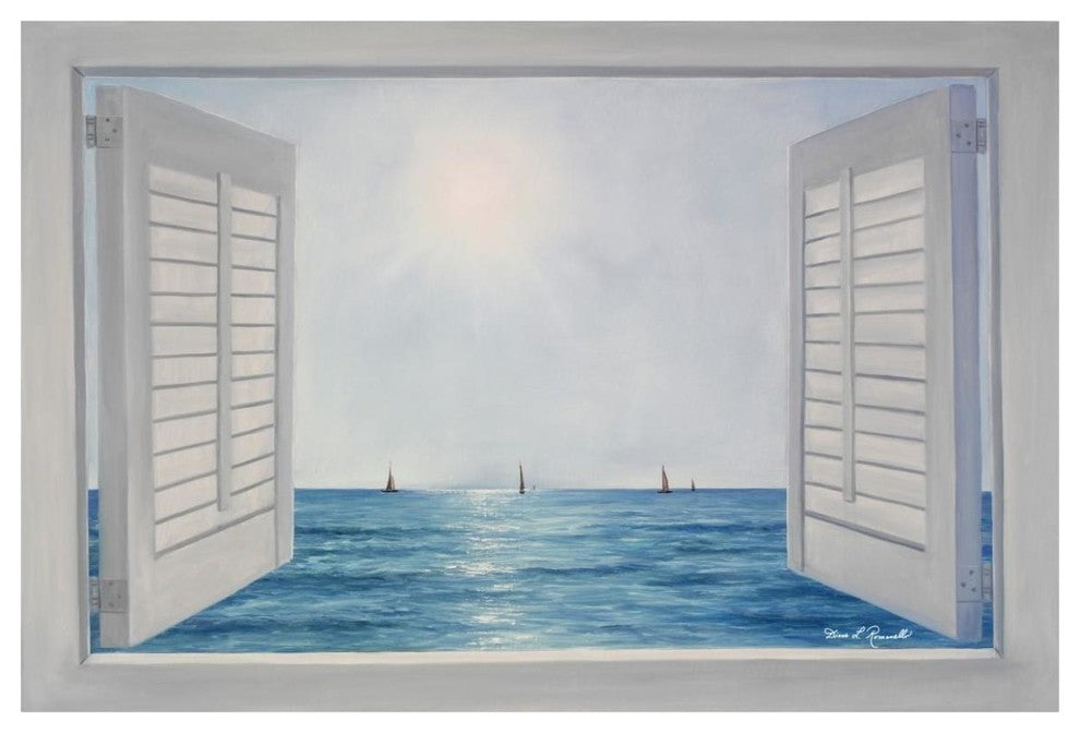 "Open Shutters" Digital Paper Print by Diane Romanello, 62"x42"