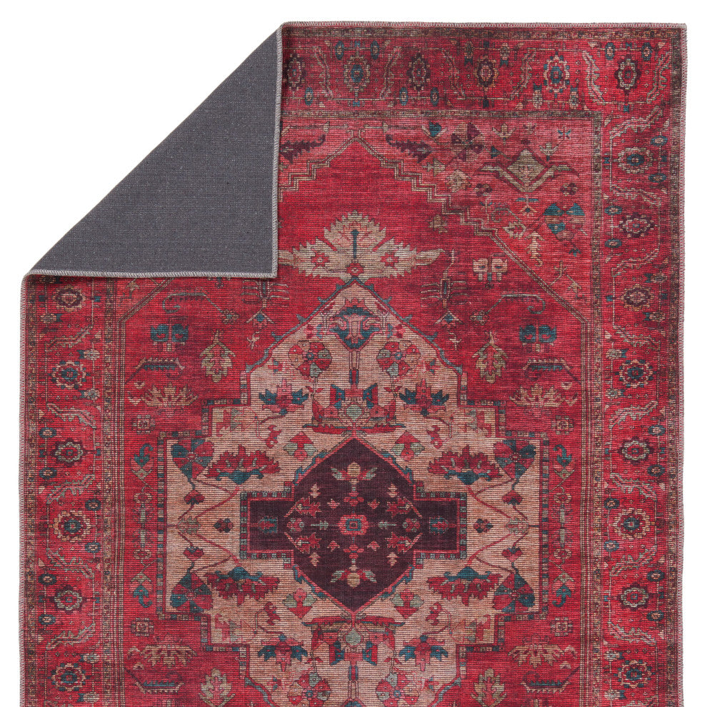 Vibe by Jaipur Living Monroe Medallion Red/ Brown Area Rug 5'3"X8'