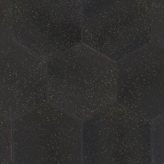 Palazzo Hex Nero Porcelain Floor and Wall Tile