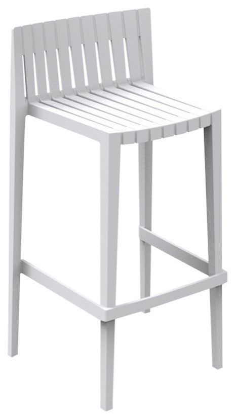 Spritz Bar Stool, White