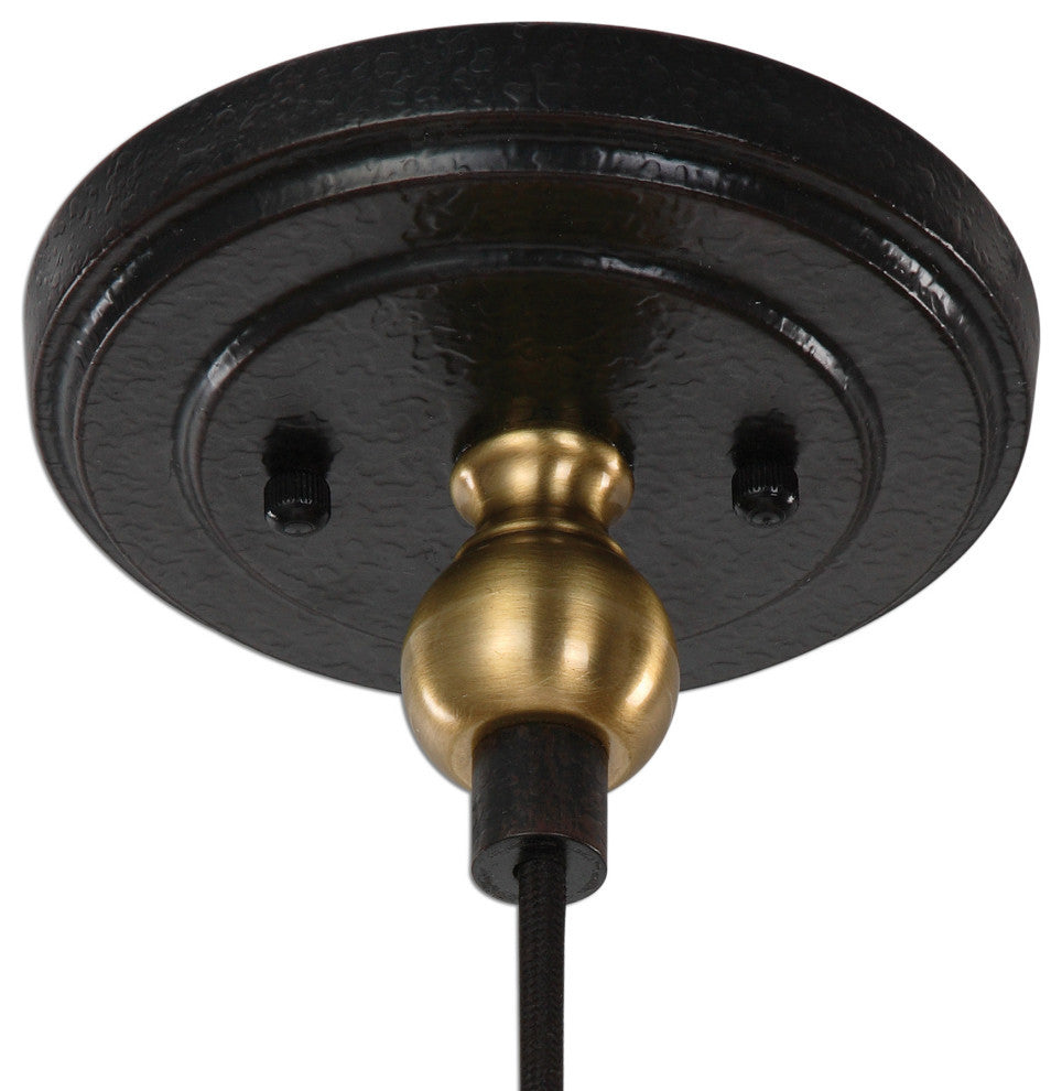 Adastra 1-Light Antique Brass Pendant By Designer Matthew Williams