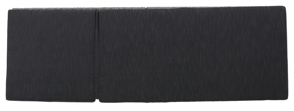GDF Studio 13-Piece Phillips Outdoor Wicker Patio, Water Resistant Cushions Set